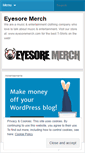 Mobile Screenshot of blog.eyesoremerch.com